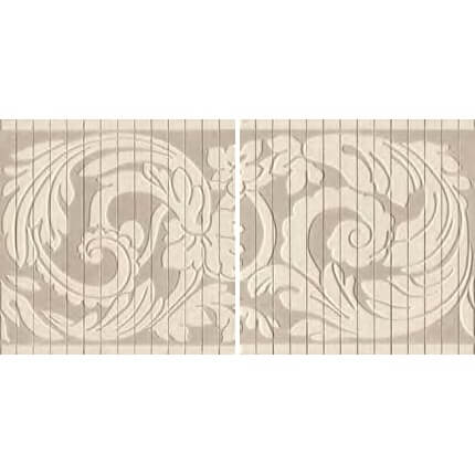 Gardenia Orchidea Unique Marmi Cream Mosaico Floreale 40x40 см Декор