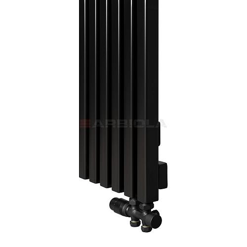  Arbiola Ritmo V 600-40-10 секции черный вертикальный радиатор c нижним подключением