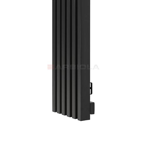 Arbiola Compact H 700-63-35 секции черный вертикальный радиатор c боковым подключением