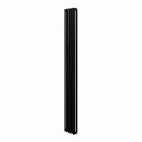 Royal Thermo Shift R22 VC2180 - 06 секций RAL9005m Дизайн-радиатор (черный) с нижним подключением