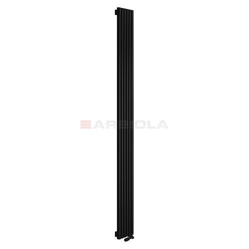 Arbiola Ritmo V 1800-40-07 секции черный вертикальный радиатор c нижним подключением