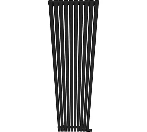 КЗТО QUADRUM 30 V 1- 1750-10 R RAL1T103S9005 Радиатор (черный матовый муар) с нижним подключением