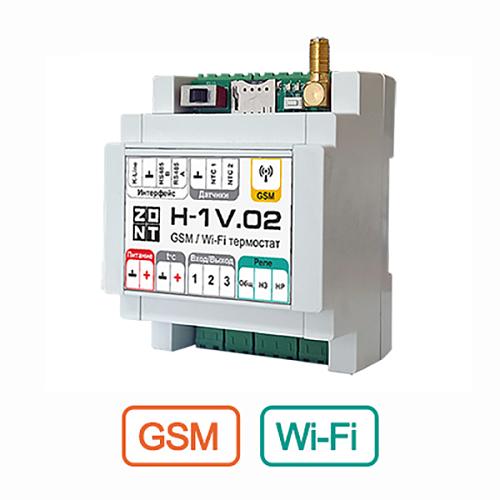 Отопительный контроллер ZONT H-1V.02 GSM / Wi-Fi