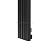 Arbiola Compact H 600-63-32 секции черный вертикальный радиатор c боковым подключением