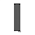 КЗТО QUADRUM 30 V 1- 1750-10 R RAL1T103S9005 Радиатор (черный матовый муар) с нижним подключением
