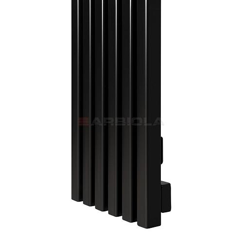 Arbiola Ritmo H 1250-40-10 секции черный вертикальный радиатор c боковым подключением