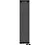 КЗТО QUADRUM 30 V 1- 1750-10 R RAL1T103S9005 Радиатор (черный матовый муар) с нижним подключением