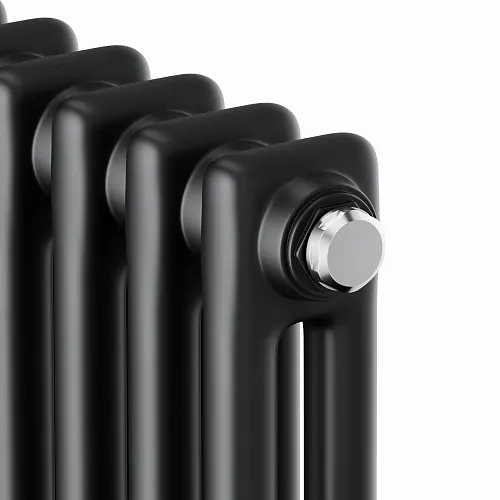 Royal Thermo INSIGNIA C2180 - 04 секции RAL9005m Дизайн-радиатор  (черный) с боковым подключением