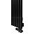  Arbiola Ritmo V 600-40-02 секции черный вертикальный радиатор c нижним подключением