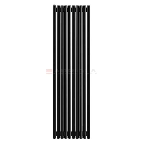 Arbiola Iris 42 H 1500-42-10 секции черный вертикальный радиатор c боковым подключением