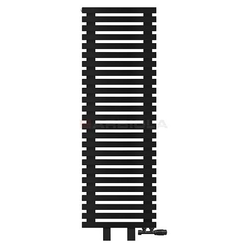 Arbiola Gorizont Ritmo VZ 500-40-25 секций чёрный горизонтальный  радиатор c нижним подключением (на ножках)