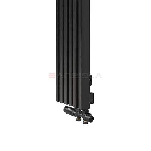 Arbiola Compact V 600-63-07 секции черный вертикальный радиатор c нижним подключением
