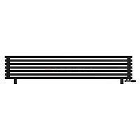 Arbiola Gorizont Ritmo VZ 2200-40-07 секций чёрный горизонтальный  радиатор c нижним подключением (на ножках)