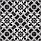 Tagina Deco Dantan Mosaico Schema H Noir-Blanc 30×30 см Напольная плитка