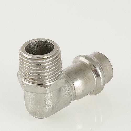 VALTEC 22 мм х 1/2 " Пресс-угольник из нержавеющей стали с наружной резьбой