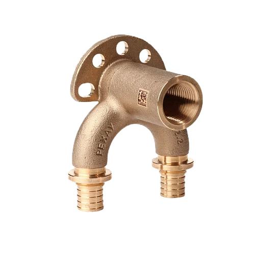 Угольник проточный настенный РЕХАУ 16/16-Rp 1/2 длинный RX+ арт. 14562703001