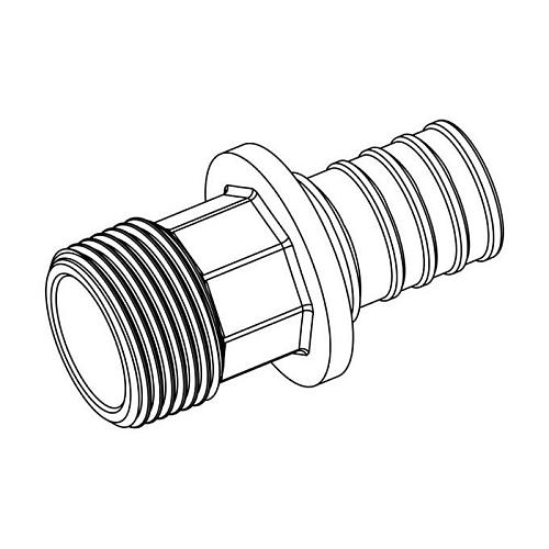 Переходник с наружной резьбой РЕХАУ 63-R 2 RX+ арт. 14563261001