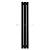 Arbiola Liner H 1250-36-03 секции черный вертикальный радиатор c боковым подключением