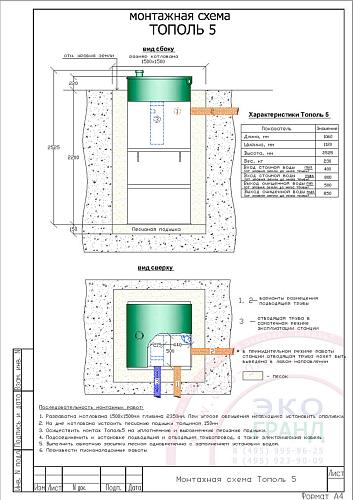 Эко-Гранд 5 Автономная канализация Септик