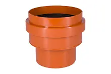 Ostendorf KGUS Переход 125 мм на гладкий конец бетонной трубы для наружной канализации
