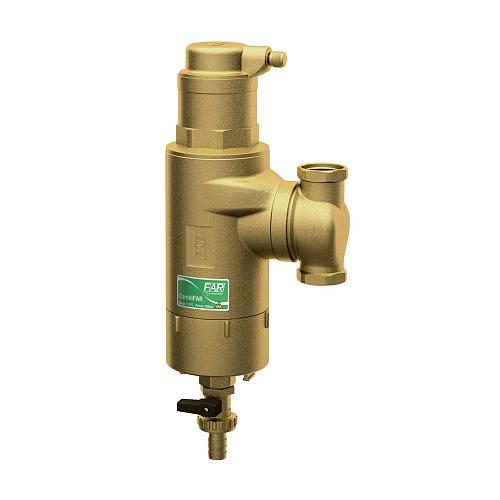 Far COMBIFAR- Деаэратор и грязуловитель, с магнит., повор.соед. 3/4"(ВР)
