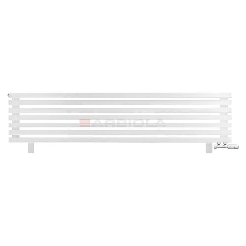 Arbiola Gorizont Ritmo VZ 1800-40-07 секций белый горизонтальный  радиатор c нижним подключением (на ножках)