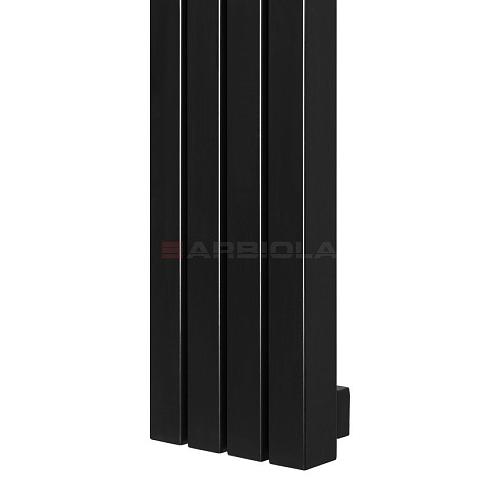 Arbiola Mono H 1500-60-11 секции черный вертикальный радиатор c боковым подключением