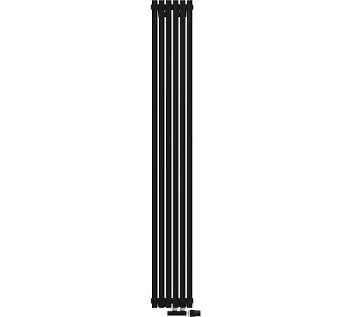 КЗТО QUADRUM 30 V 2- 1750-6 U RALTP26X-M215249005 Радиатор (структурный шелк черный) с нижним подключением