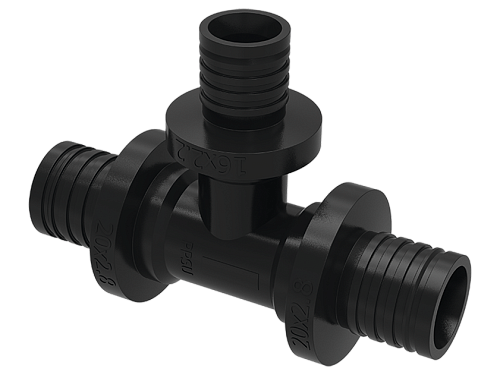 SPL Тройник переходной 25х20х20 для труб из сшитого полиэтилена PEX PPSU