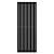 Arbiola Liner H 2000-36-12 секции черный вертикальный радиатор c боковым подключением