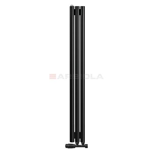 Arbiola Iris 42 V 1200-42-03 секции черный вертикальный радиатор c нижним подключением