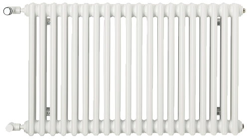 Zehnder Charleston 2056/16 секций №1270 3/4" RAL 9016 боковое подключение
