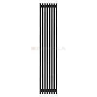 Arbiola Compact H 1800-63-08 секции черный вертикальный радиатор c боковым подключением