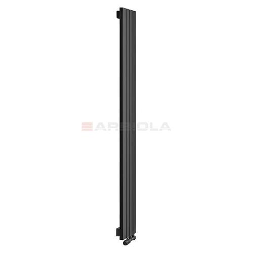 Arbiola Liner V 1750-36-09 секции черный вертикальный радиатор c нижним подключением