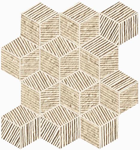 Fap Ceramiche Lumina Glam Almond Cube Mosaico 22,5×26 см Мозаика