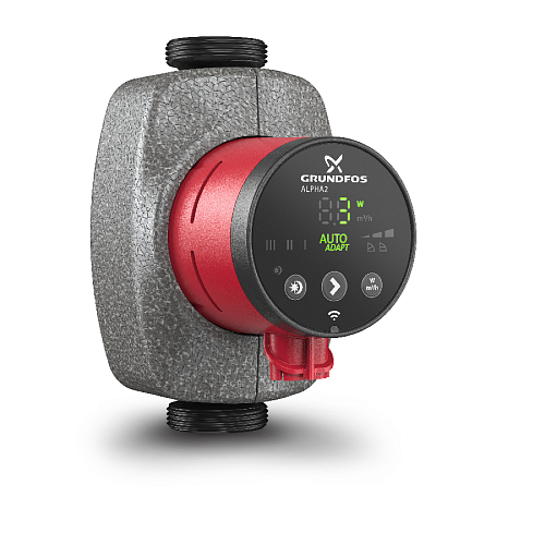 Grundfos ALPHA2 25-40 (с гайками) Циркуляционный насос 