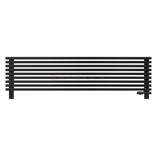 Arbiola Gorizont Compact VZ 1750-63-09 секции черный горизонтальный радиатор c нижним подключением с ножками