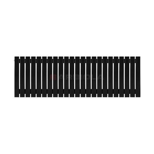 Arbiola Mono H 600-60-23 секции черный вертикальный радиатор c боковым подключением