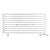 Arbiola Gorizont Ritmo VZ 1250-40-10 секций белый горизонтальный  радиатор c нижним подключением (на ножках)