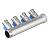 Henco Коллектор 1" с синими шаровыми кранами, 3/4"НР под евроконус, 1" - 4xEK14,16,18,20