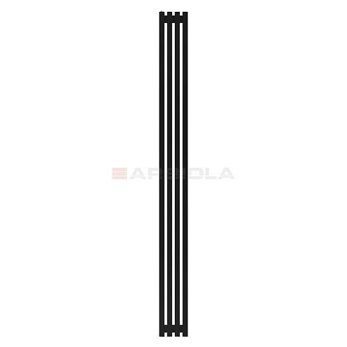  Arbiola Ritmo H 2500-40-04 секции черный вертикальный радиатор c боковым подключением