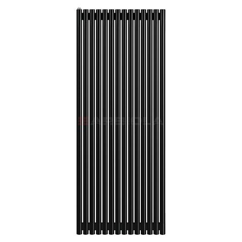 Arbiola Iris 42 H 1500-42-14 секции черный вертикальный радиатор c боковым подключением