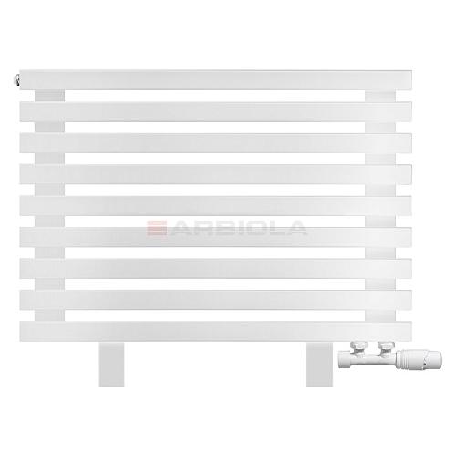 Arbiola Gorizont Ritmo VZ 700-40-09 секций белый горизонтальный  радиатор c нижним подключением (на ножках)