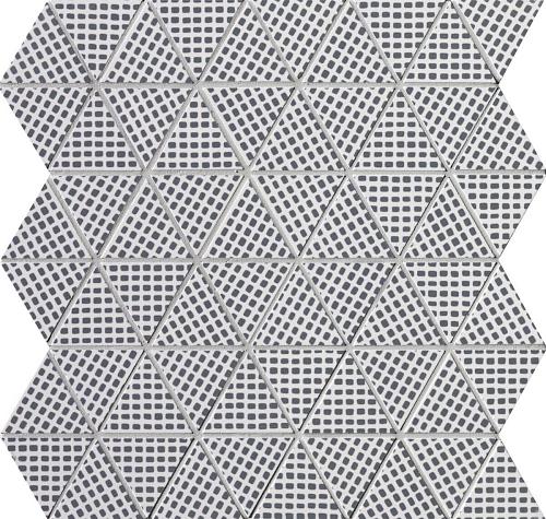 Fap Ceramiche Pat Deco Blue Triangolo Mosaico 30,5×30,5 см Мозаика