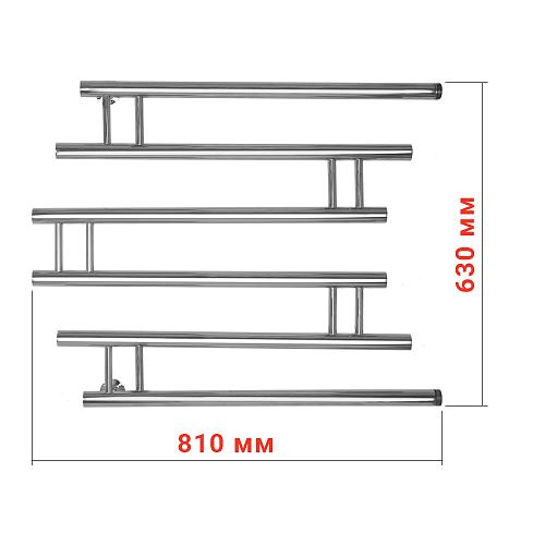 Energy Modern 600x700 черный матовый Водяной полотенцесушитель 