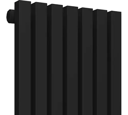 КЗТО QUADRUM 30 V 1- 1750-10 R RAL1T103S9005 Радиатор (черный матовый муар) с нижним подключением