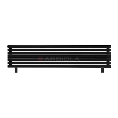 Arbiola Gorizont Liner HZ 2000-36-07 секции черный горизонтальный радиатор c боковым подключением с ножками