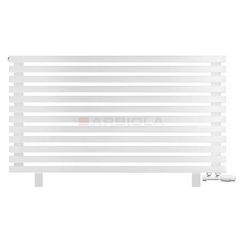 Arbiola Gorizont Ritmo VZ 1250-40-12 секций белый горизонтальный радиатор c нижним подключением (на ножках)
