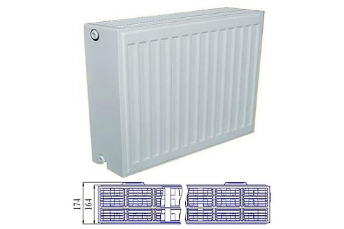 Prado Universal U33 400x2200 стальной панельный радиатор с нижним подключением