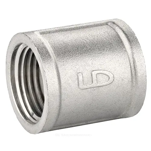 LD Pride Муфта DN25 (1") ВР латунь никель